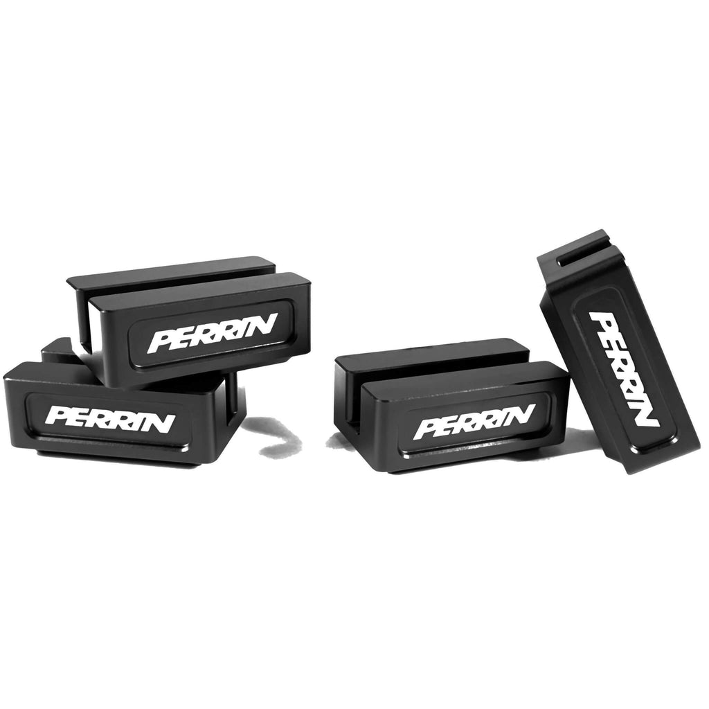 Perrin Jack Pad Set for Subaru (5pc, Black), 2002-2026 WRX & 2004-2021 STi & BRZ/FR-S/86