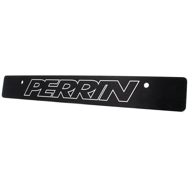 Perrin License Plate Delete (Black), 2018-2021 Crosstrek - Angle 2