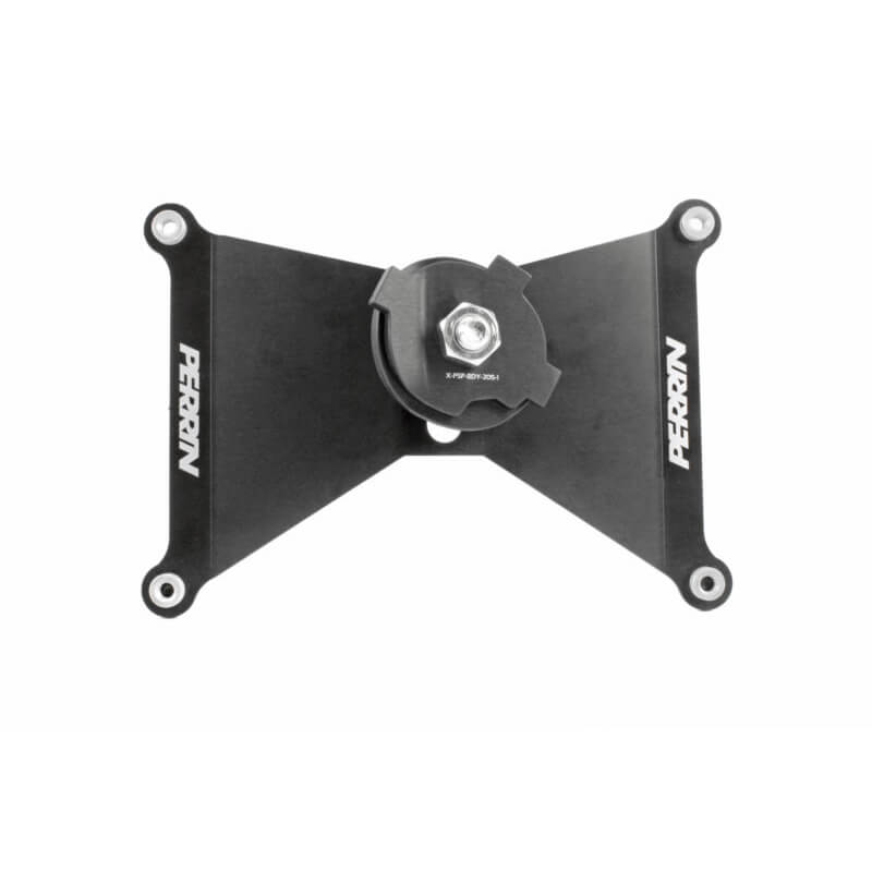 Perrin License Plate Holder (w/ FMIC), 2018-2021 WRX & 2018-2021 STi - Angle 2