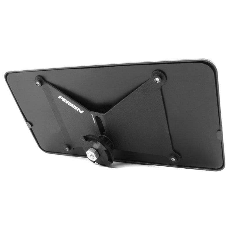 Perrin License Plate Holder (w/ FMIC), 2018-2021 WRX & 2018-2021 STi - Angle 3