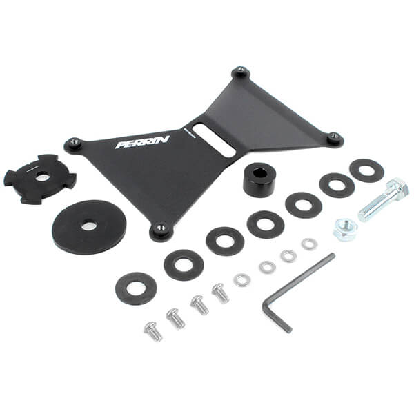 Perrin License Plate Relocation Kit (For FMIC), 2015-2017 WRX & STi - Angle 3