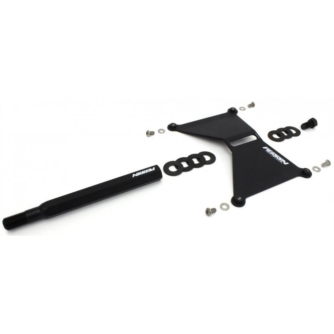 Perrin License Plate Relocation Kit, 2002-2007 WRX & 2004-2007 STi - Angle 2