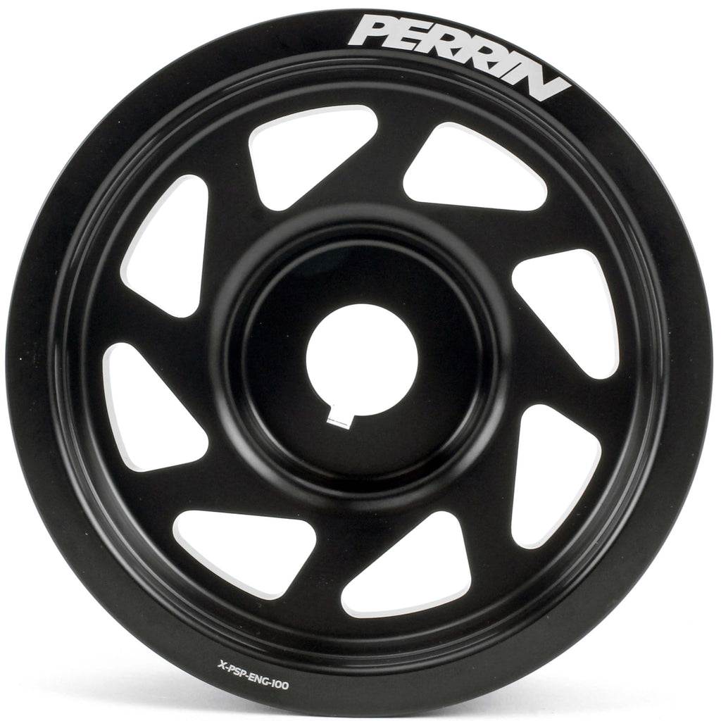 Perrin Lightened Crank Pulley, 2002-2014 WRX & 2004-2021 STi