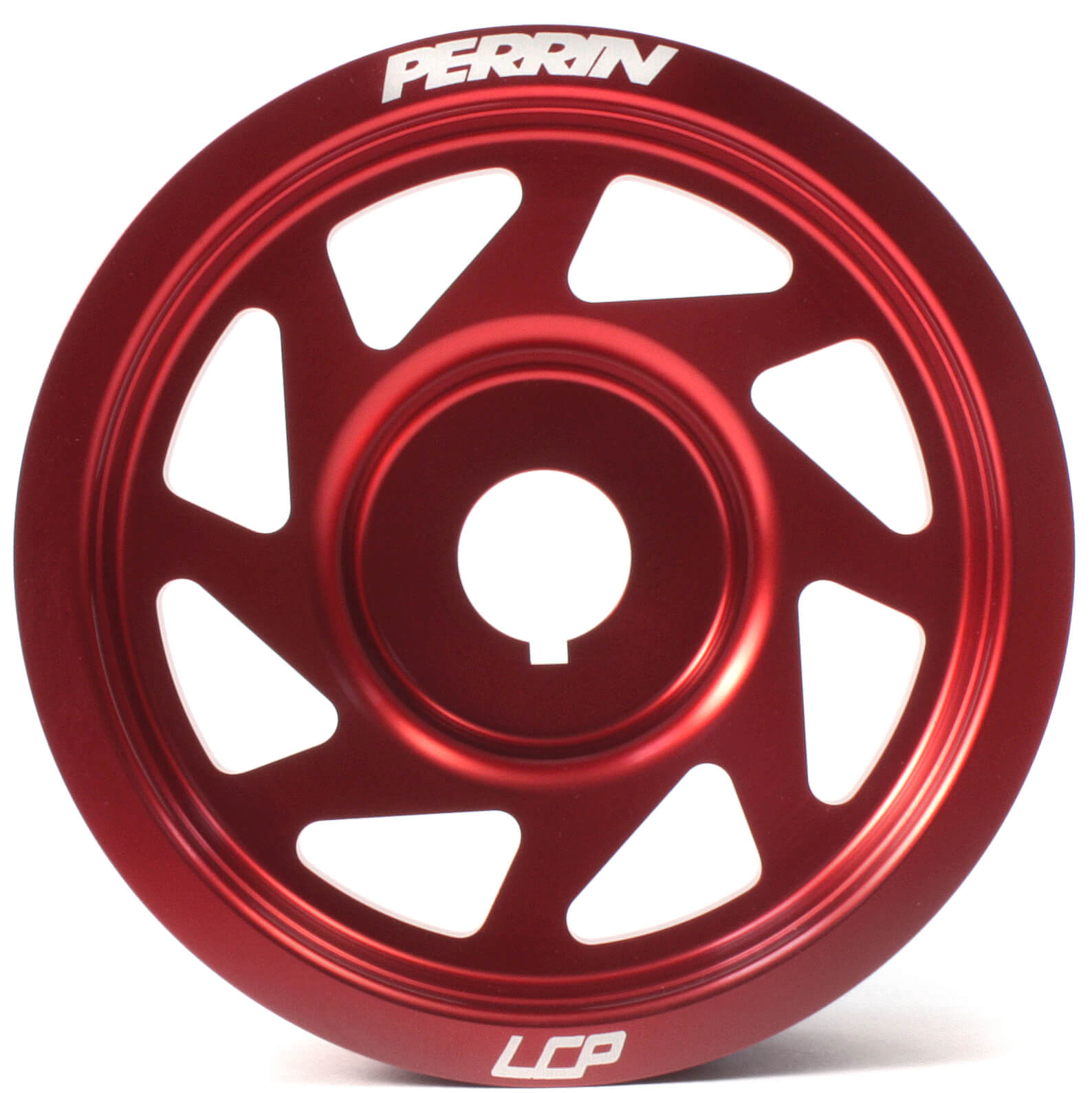 Perrin Lightened Crank Pulley, 2002-2014 WRX & 2004-2021 STi
