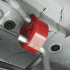 Perrin Poly Exhaust Hanger (12mm, Single, Red), 2008-2026 WRX/STi & BRZ/FR-S/86 - Angle 2