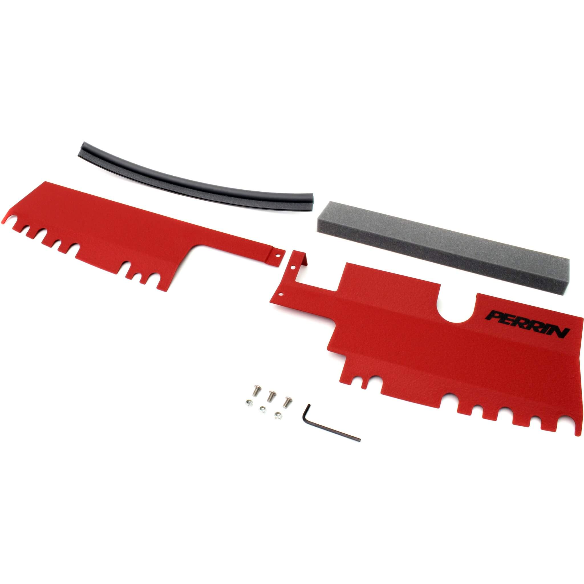 Perrin Radiator Shroud (With OEM Intake Scoop), 2015-2021 STi & 2015-2021 WRX