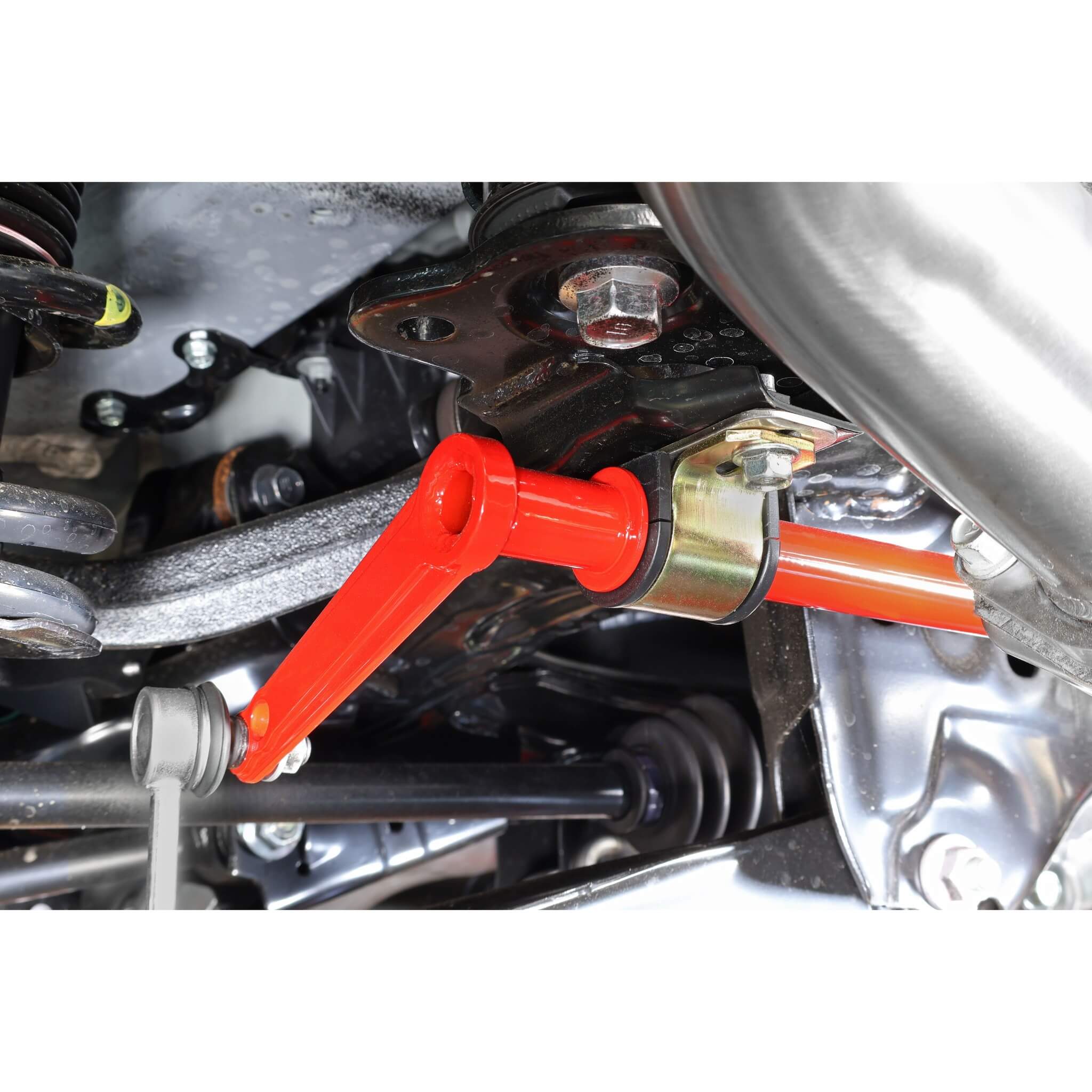 Perrin Rear Sway Bar (Adjustable, 22mm), 2022-2026 WRX - Angle 3