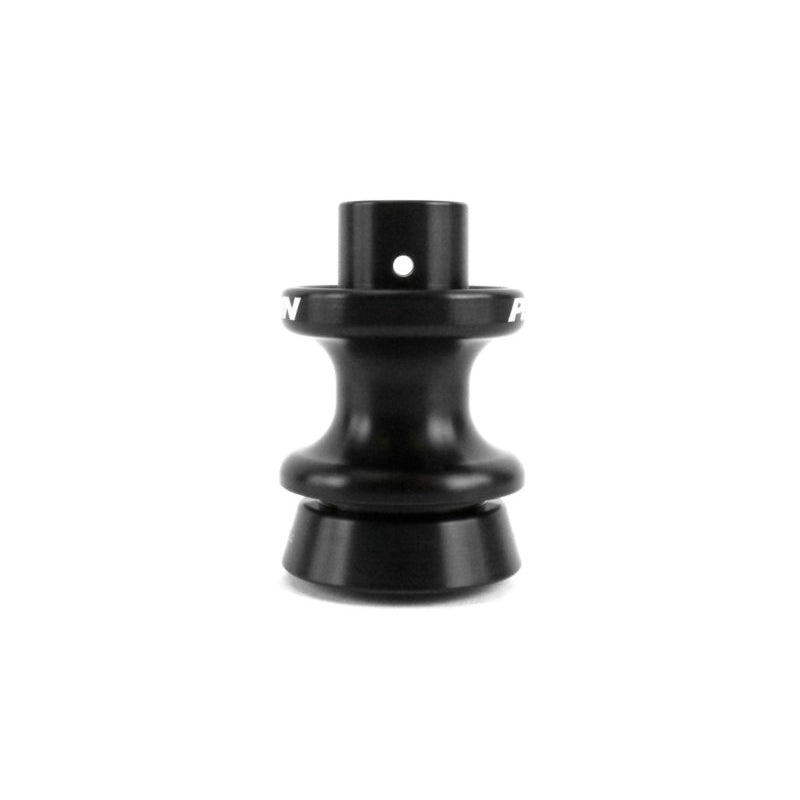 Perrin Reverse Lock Out Lever (Black), 2004-2021 STi - Angle 2