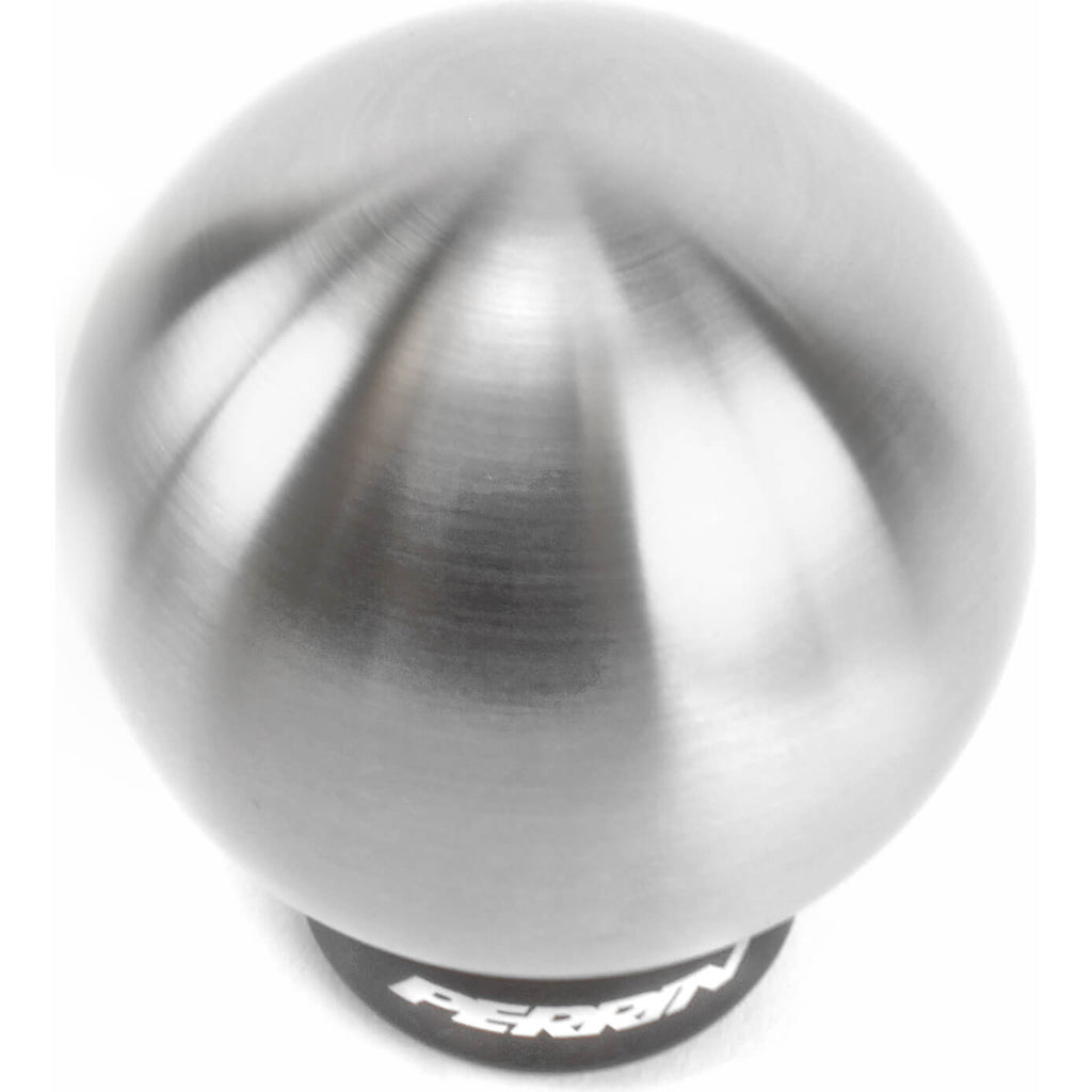 Perrin Shift Knob Ball (2.0in, Brushed), 2013-2025 BRZ/FR-S/86/GR86 - Angle 2