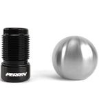 Perrin Shift Knob Ball (2.0in, Brushed), 2013-2025 BRZ/FR-S/86/GR86 - Angle 3