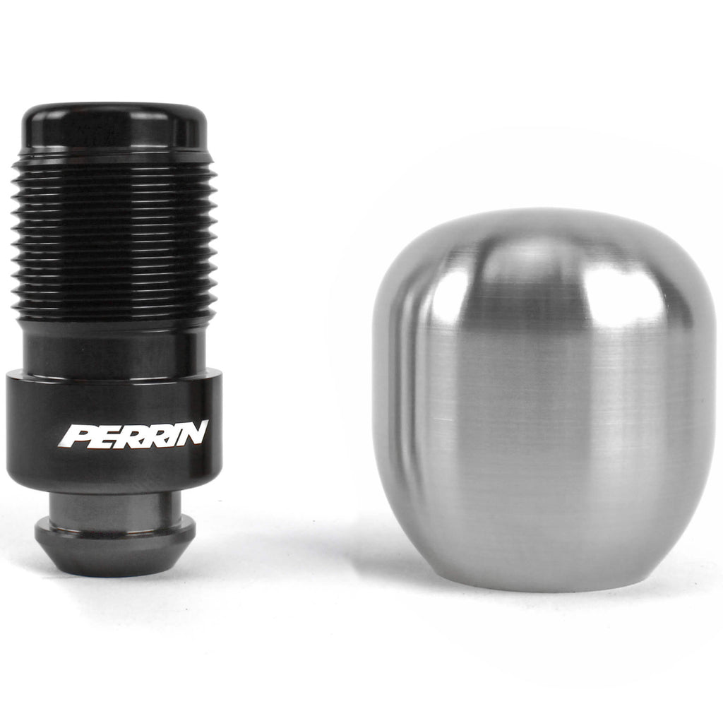 Perrin Shift Knob Barrel (1.85in, Brushed), 2002-2014 WRX - Angle 2
