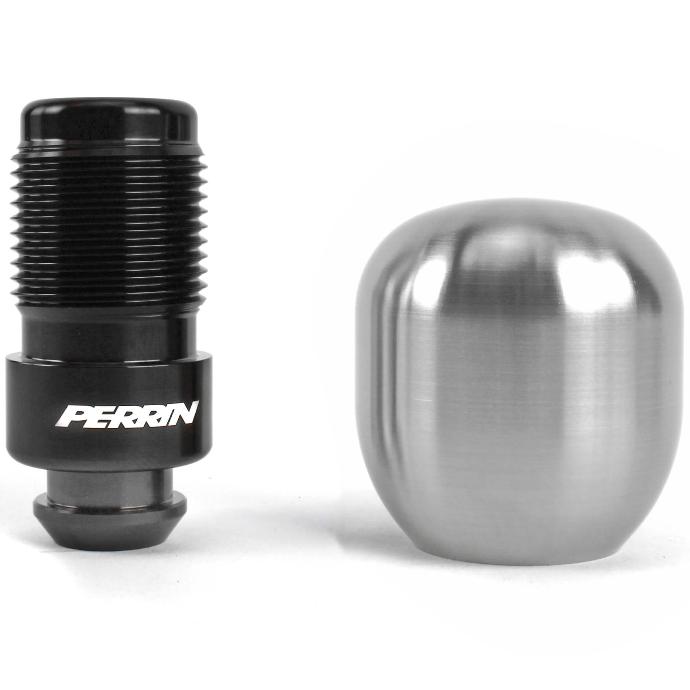 Perrin Shift Knob Barrel (1.85in, Brushed), 2002-2014 WRX - Angle 2