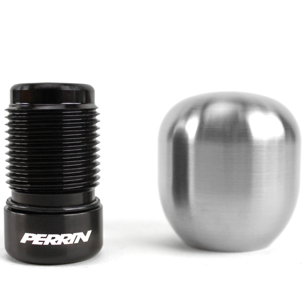 Perrin Shift Knob Barrel (1.85in, Brushed), 2013-2025 BRZ/FR-S/86/GR86 - Angle 3