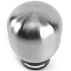 Perrin Shift Knob (Brushed Stainless Steel, 1.85in Barrel), 2013-2020 BRZ/FR-S & 2017-2020 Toyota 86 - Angle 2