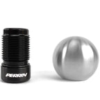 Perrin Shift Knob (Brushed Stainless Steel, 2.0in Ball), 2013-2020 BRZ/FR-S & 2017-2020 Toyota 86 - Angle 3