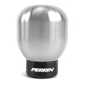 Perrin Shift Knob w/ Rattle Fix (Brushed Stainless Steel, 1.85in Barrel), 2015-2026 WRX