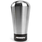 Perrin Shift Knob w/ Rattle Fix (Brushed Stainless Steel, 1.8in Tapered), 2015-2026 WRX