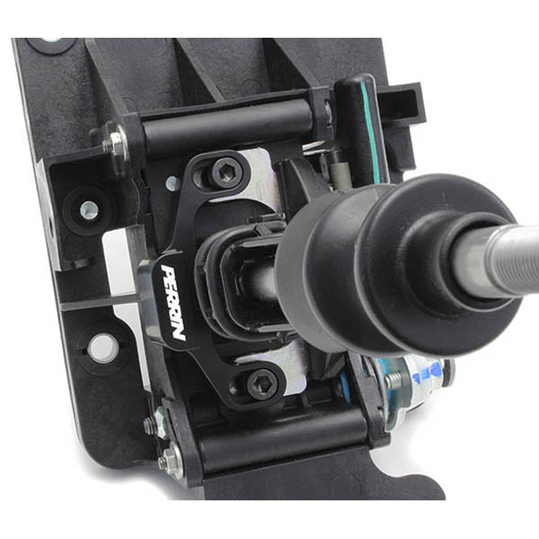 Perrin Shifter Stop (Black Anodized), 2015-2026 WRX - Angle 4