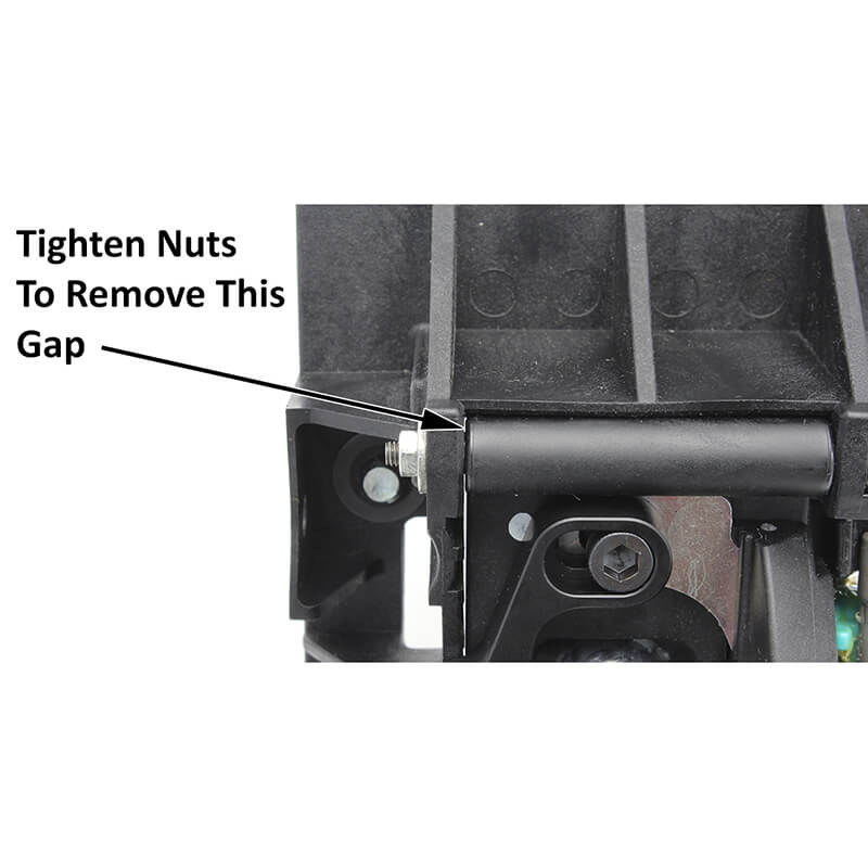 Perrin Shifter Stop (Black Anodized), 2015-2026 WRX - Angle 6