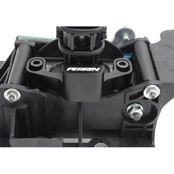 Perrin Shifter Stop (Black Anodized), 2018-2022 WRX (w/o Factory Short Shifter) - Angle 5