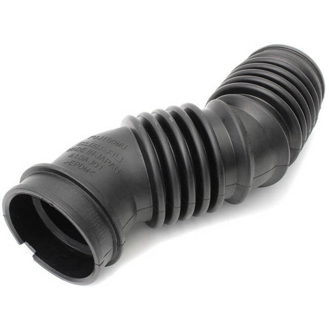 Perrin Silicone Inlet Hose (Red), 2015-2021 WRX - Angle 4