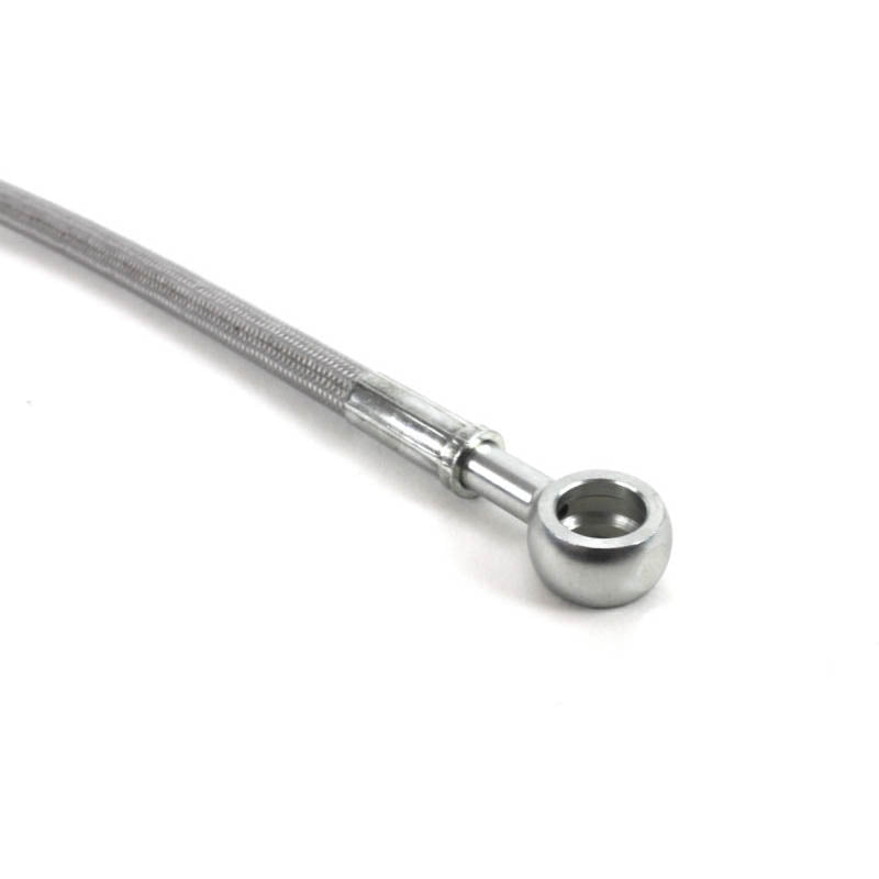 Perrin Stainless Steel Braided Clutch Hose, 2022-2026 WRX - Angle 2