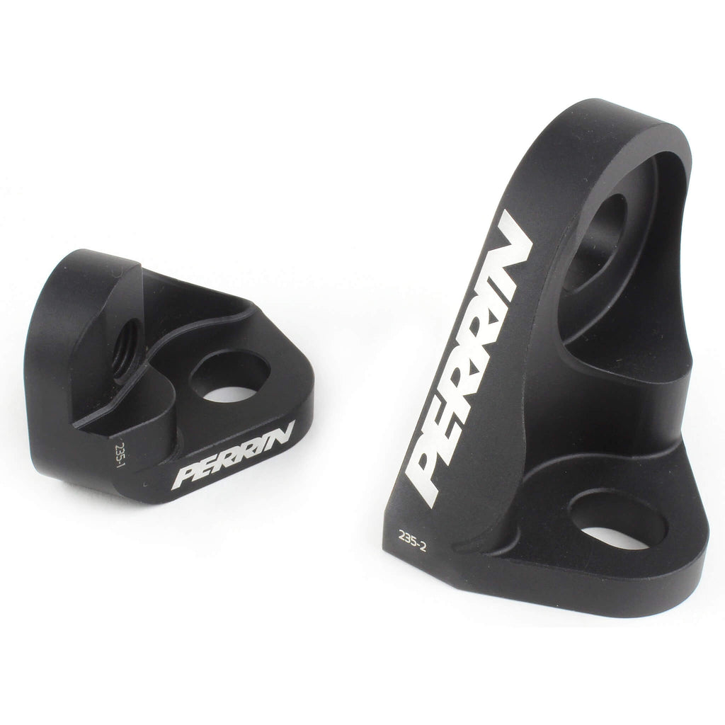 Perrin Turbo Bracket Kit (2pc, Black), 2015-2021 WRX