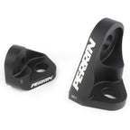 Perrin Turbo Bracket Kit (2pc, Black), 2015-2021 WRX