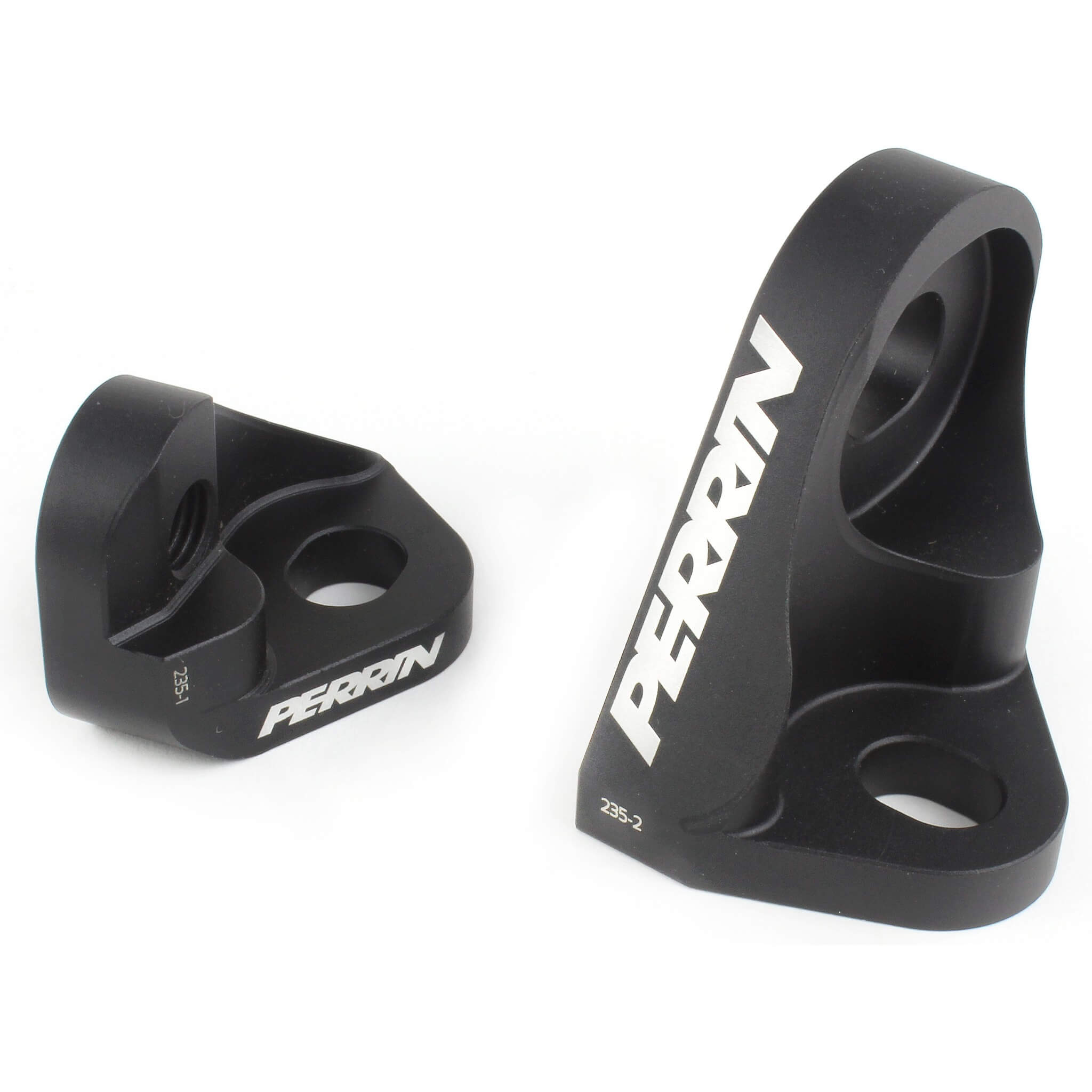 Perrin Turbo Bracket Kit (2pc, Black), 2015-2021 WRX