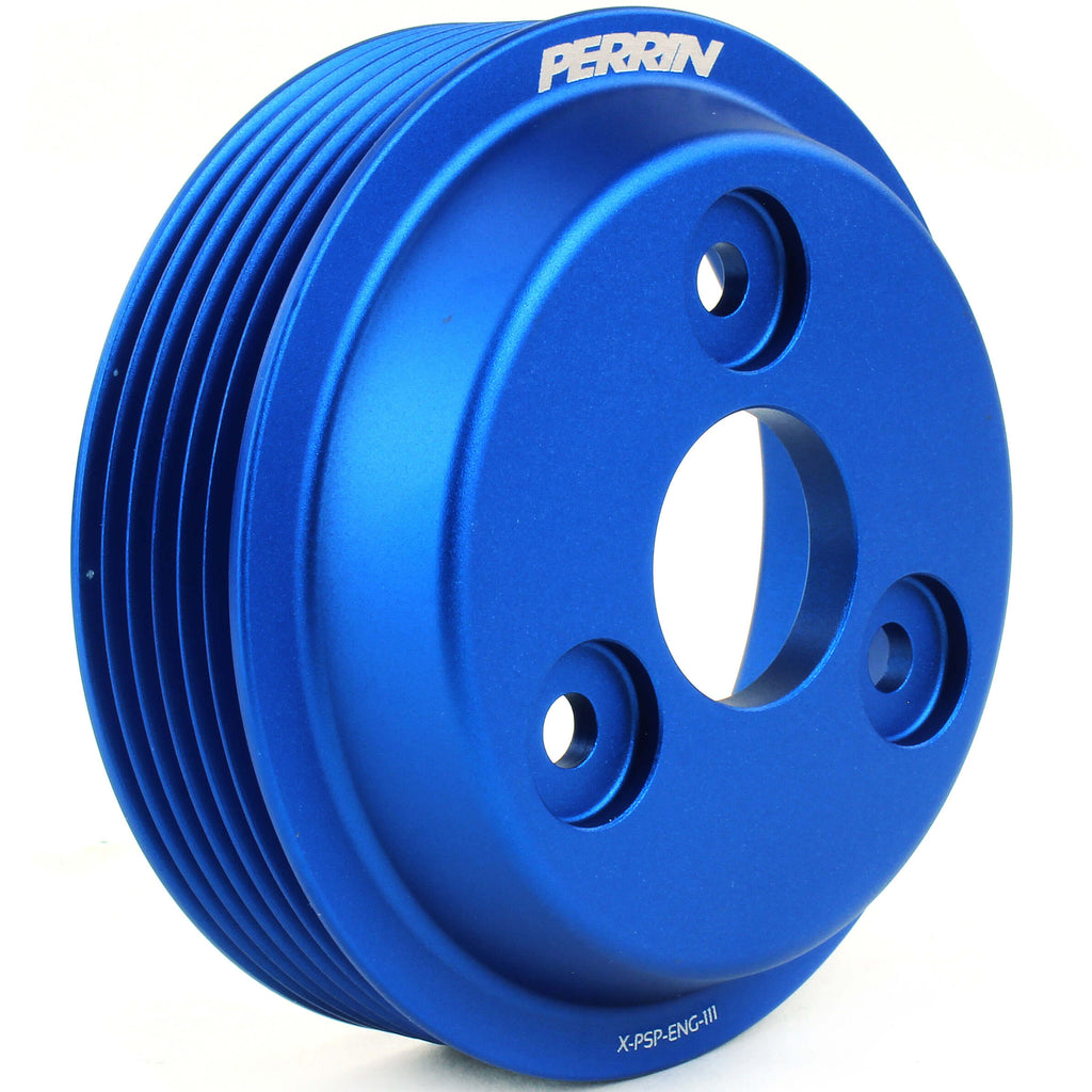 Perrin Water Pump Pulley (Blue), 2015-2021 WRX