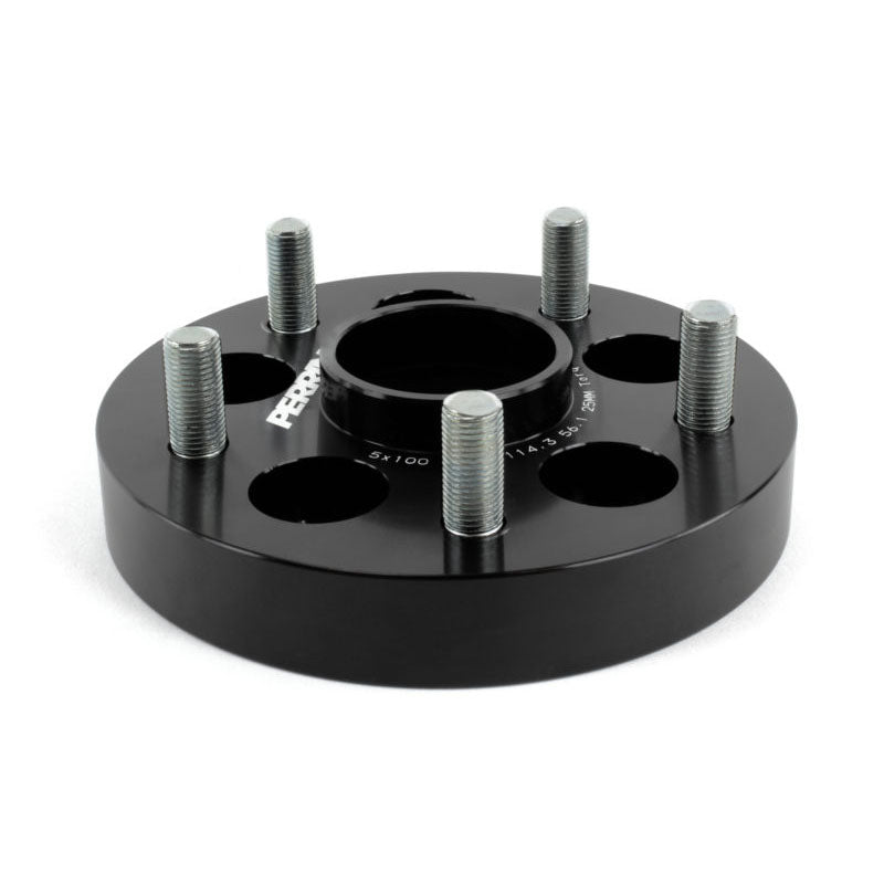 Perrin Wheel Adapter Spacers (25mm, 5x100 to 5x114.3, Pair), 2002-2014 WRX & 2013+ BRZ/FR-S/86 - Angle 5