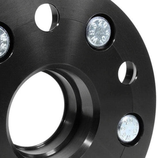 Perrin Wheel Spacers (20mm, 5x114.3, Pair/2, Black), 2005-2021 STi & 2015-2025 WRX - Angle 5
