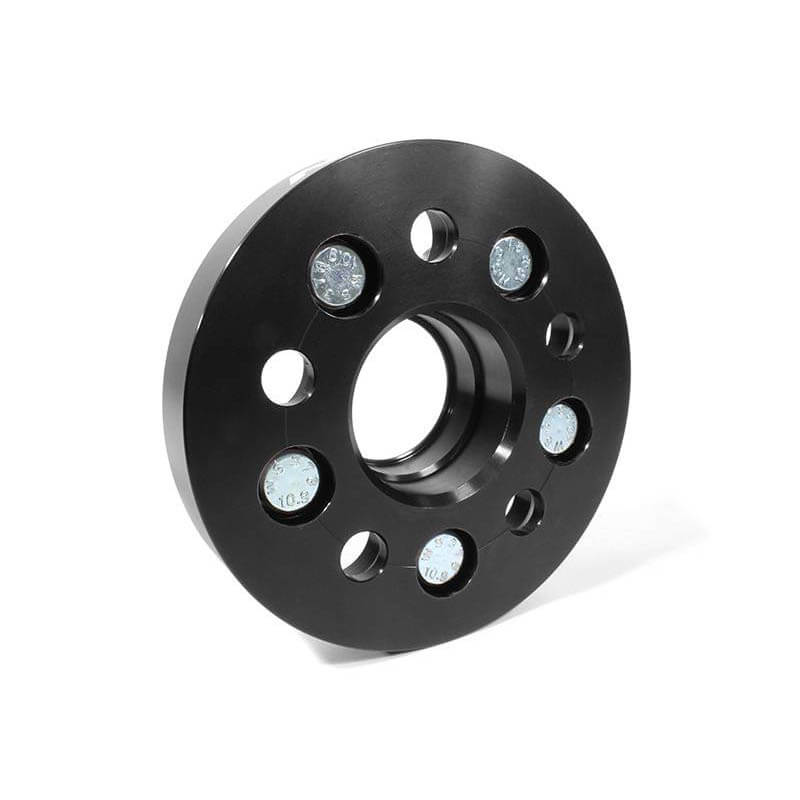 Perrin Wheel Spacers (25mm, Set/2, Black), 2002-2014 WRX & 2013-2026 BRZ/FR-S/86 - Angle 2