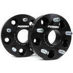 Perrin Wheel Spacers (30mm, 5x114.3, 56.1mm Hub, Pair/2, Black), 2005-2021 STi & 2015-2025 WRX