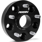 Perrin Wheel Spacers (30mm, 5x114.3, 56.1mm Hub, Pair/2, Black), 2005-2021 STi & 2015-2025 WRX - Angle 2