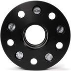 Perrin Wheel Spacers (30mm, 5x114.3, 56.1mm Hub, Pair/2, Black), 2005-2021 STi & 2015-2025 WRX - Angle 4