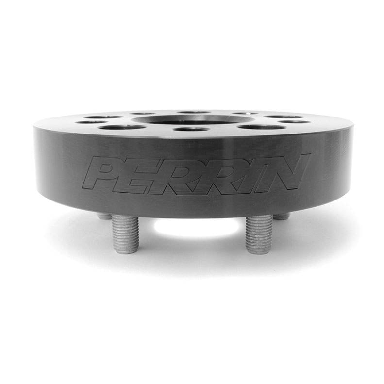 Perrin Wheel Spacers (30mm, Set/2, Black), 2002-2014 WRX & 2013-2026 BRZ/FR-S/86 - Angle 4