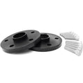 Perrin Wheel Spacers w/ Studs (15mm, 5x114.3, Pair/2, Black), 2005-2021 STi & 2015-2026 WRX