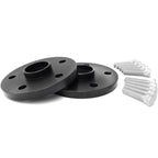 Perrin Wheel Spacers w/ Studs (15mm, 5x114.3, Pair/2, Black), 2005-2021 STi & 2015-2026 WRX