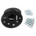 Perrin Wheel Spacers w/ Studs (7mm, 5x100 & 5x114.3, Pair/2, Black), 2004-2021 STi & 2002-2026 WRX