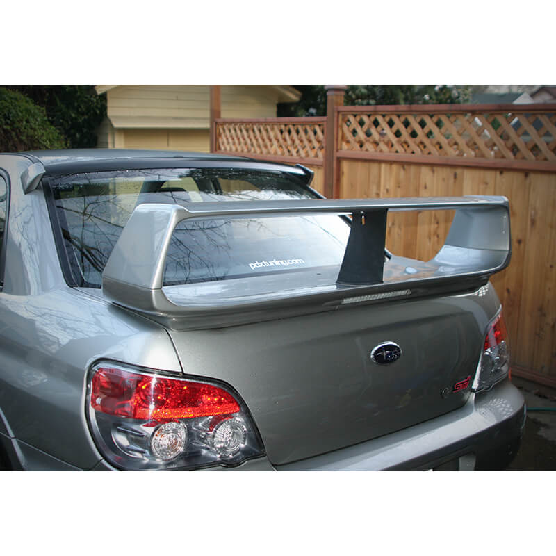 Perrin Wing Stabilizer (Black), 2004-2007 STi - Angle 2