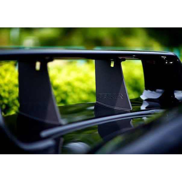 Perrin Wing Stabilizer (Black), 2004-2007 STi - Angle 3