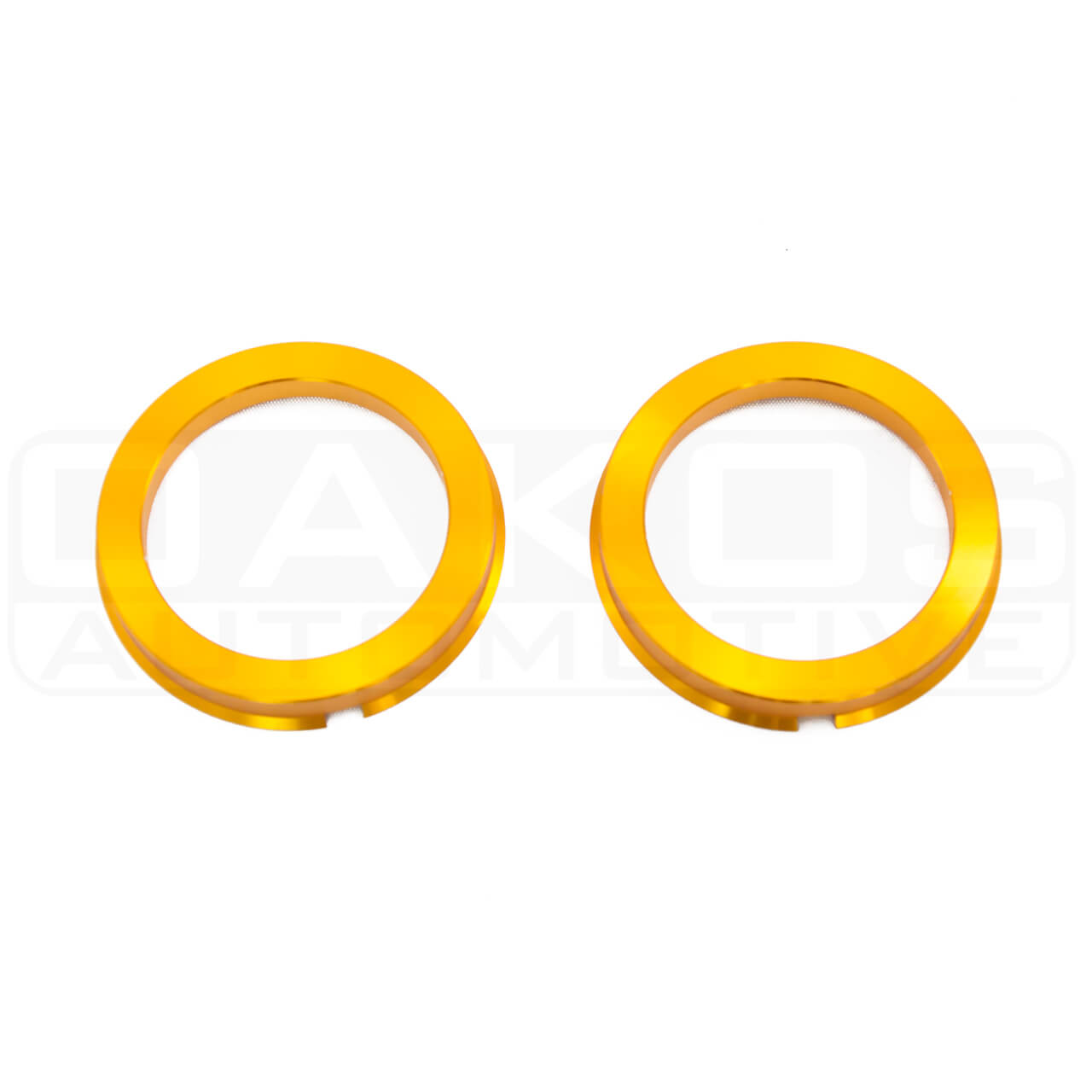 Project Kics Aluminum Hubcentic Rings (73mm to 56mm, Pair/2, Gold)