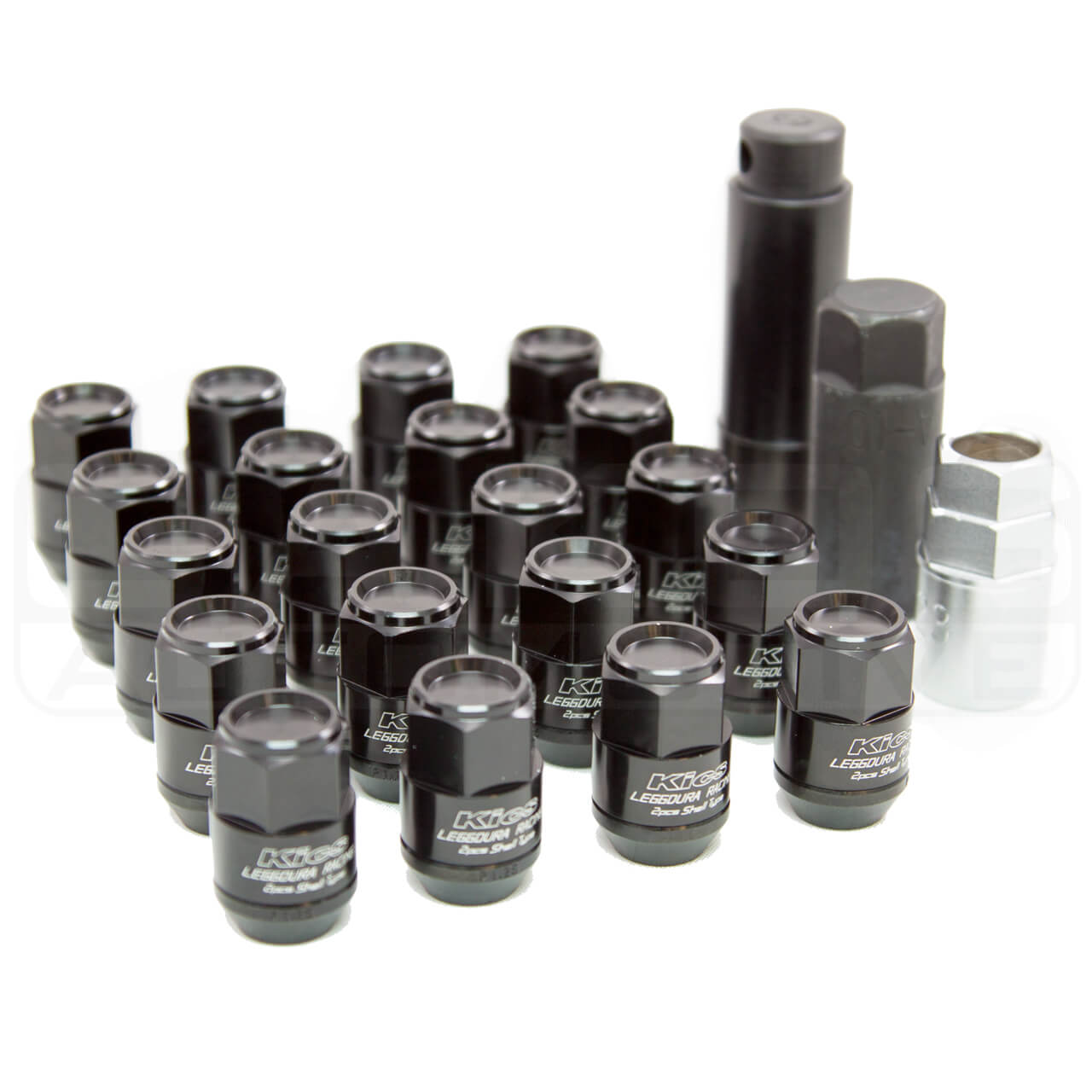 Project Kics Leggdura Racing Shell Type Lug Nuts (35mm, Closed End, 16+4 Locks, 12x1.25)