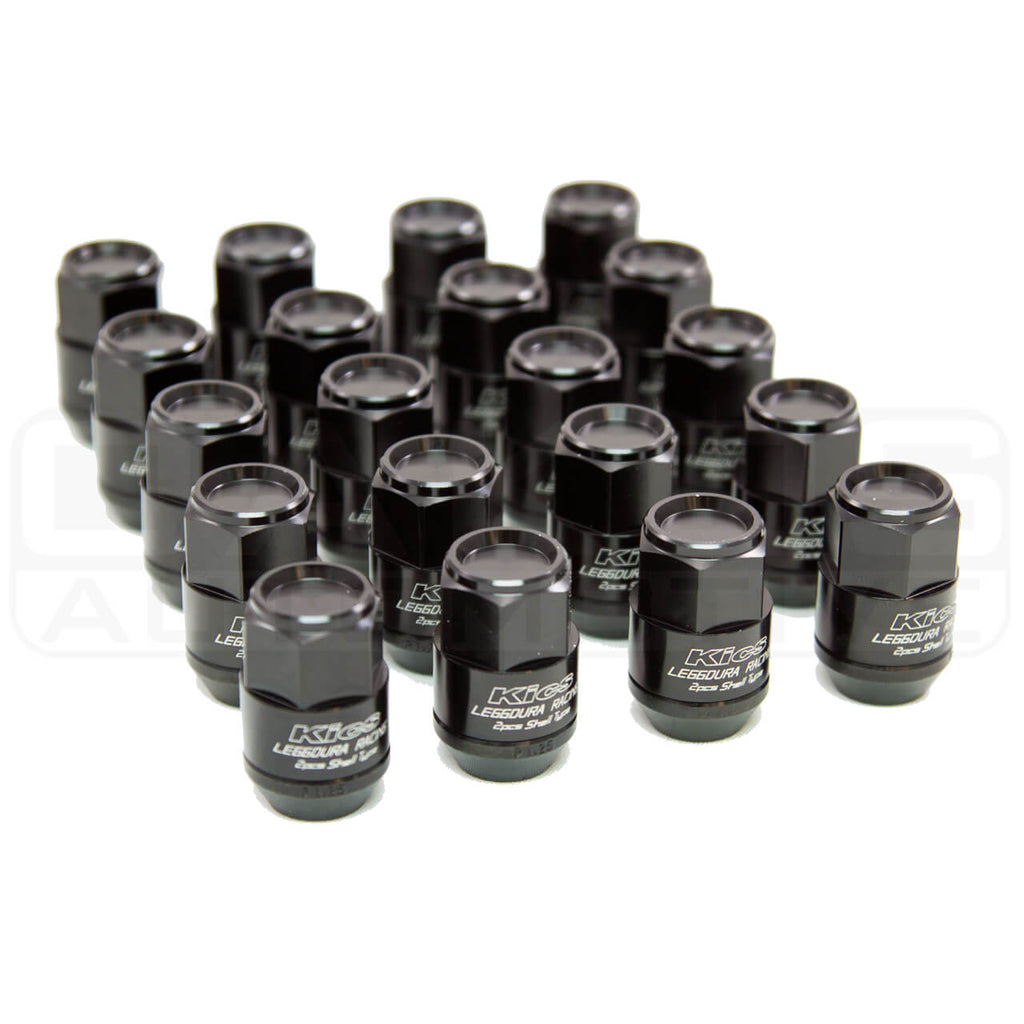 Project Kics Leggdura Racing Shell Type Lug Nuts (35mm, Closed End, 16+4 Locks, 12x1.25)