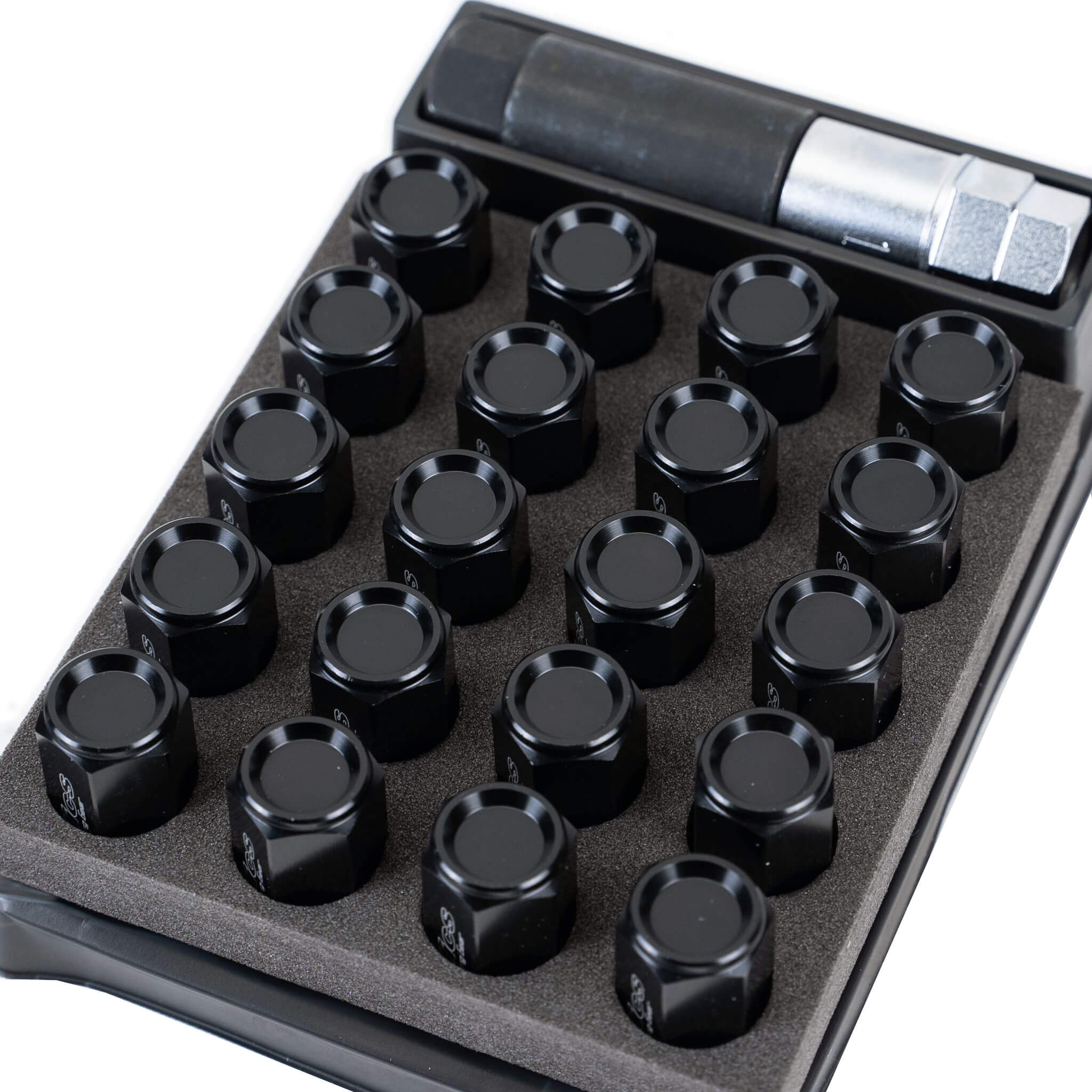 Project Kics Leggdura Racing Shell Type Lug Nuts (53mm, Closed End, 16+4 Locks, 12x1.25)