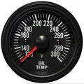 Prosport Clear Lens WaterProof Electric Oil Temp Gauge (52mm, White LED)