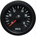 Prosport Clear Lens WaterProof Volt Gauge (52mm, White LED)