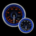 Prosport Crystal Blue Series Boost Gauge (52mm, Peak/Warn)