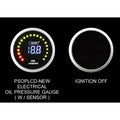 Prosport Digital Series Oil Pressure Gauge (52mm, Blue LCD)